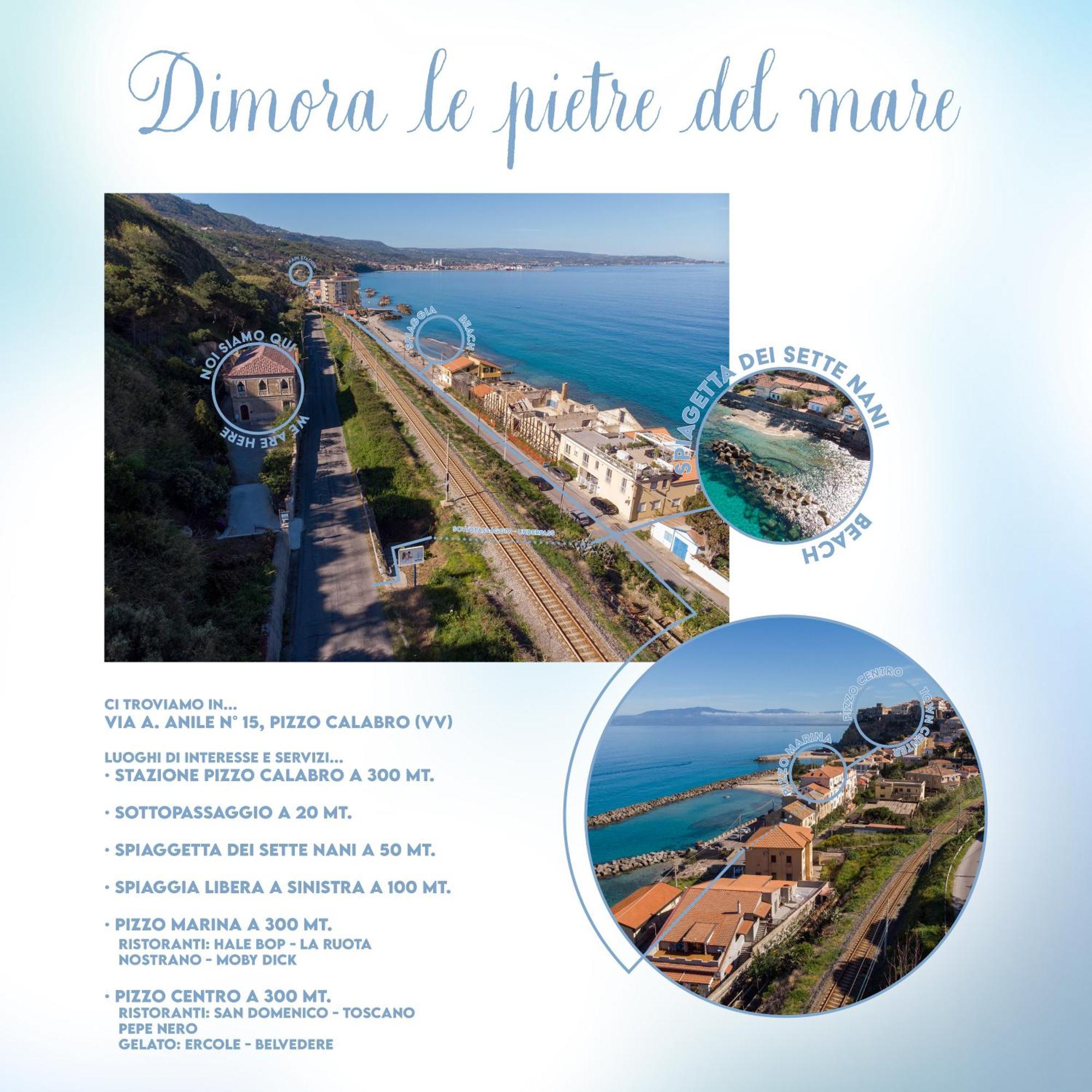 Dimora Le Pietre Del Mare Hotel Pizzo  Eksteriør billede